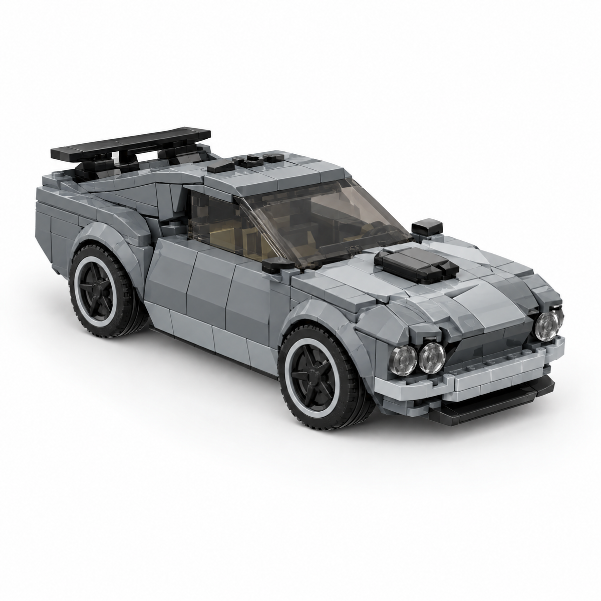 Gunmetal Muscle brick car