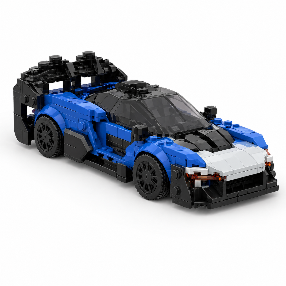 Blue Blade Hypercar brick car