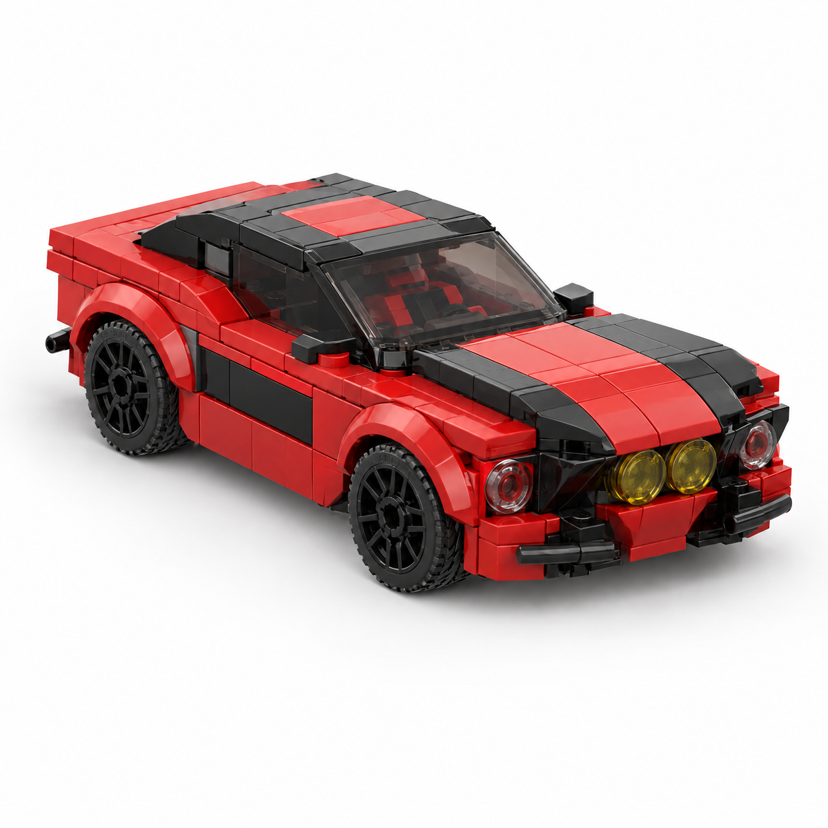 Crimson Muscle Coupe brick car