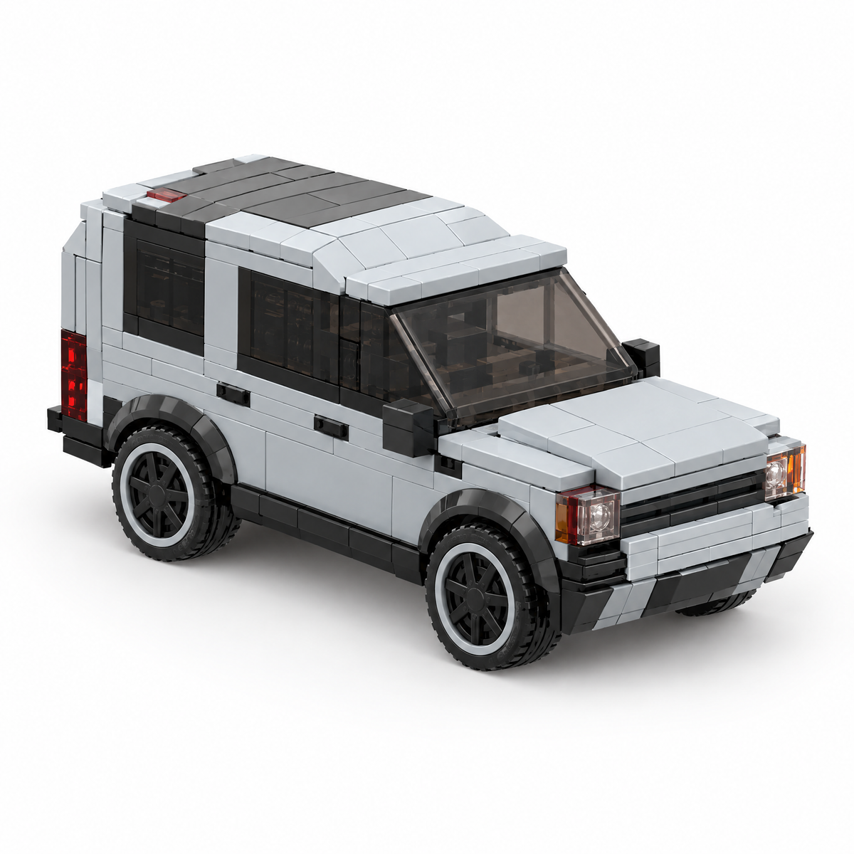 Grey Overland SUV brick car