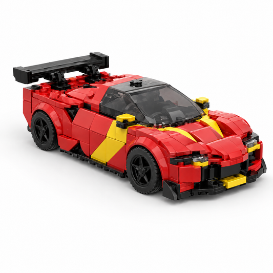 Red Endurance Racer brick car