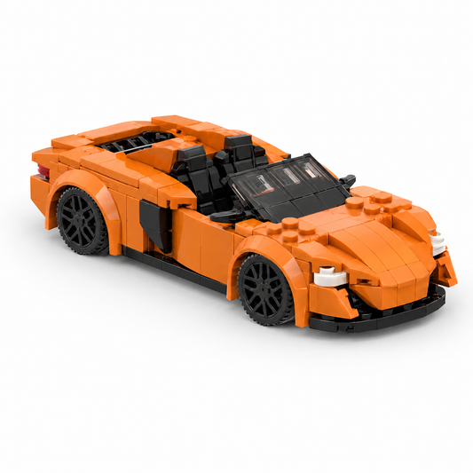 Tangerine Spider brick car