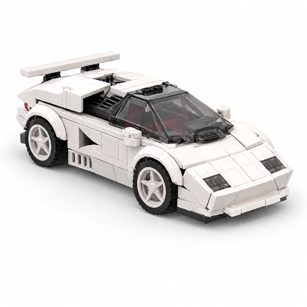 White Wedge Supercar brick car
